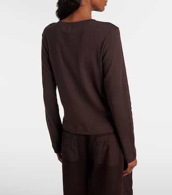 Cardigan aus Pointelle-Strick | Leset