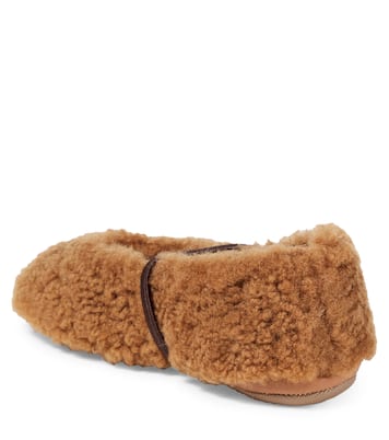 Shearling ballet flats  | PèPè