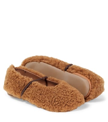 Shearling ballet flats  | PèPè