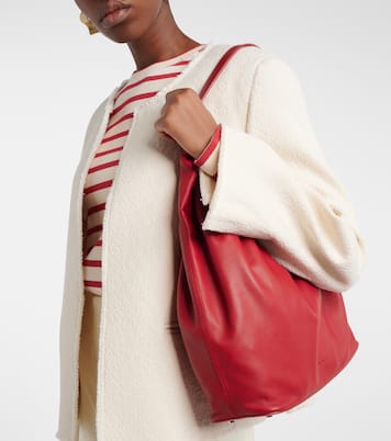 Schultertasche Demi Lune Cloud Medium aus Leder | Aesther Ekme