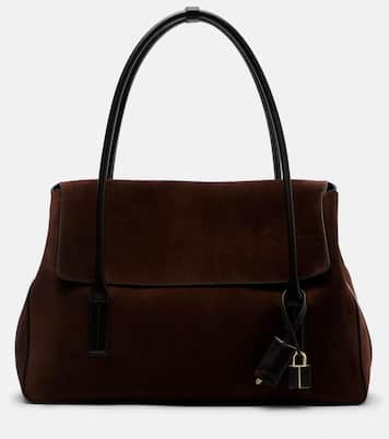 Schultertasche Large aus Veloursleder | Tom Ford