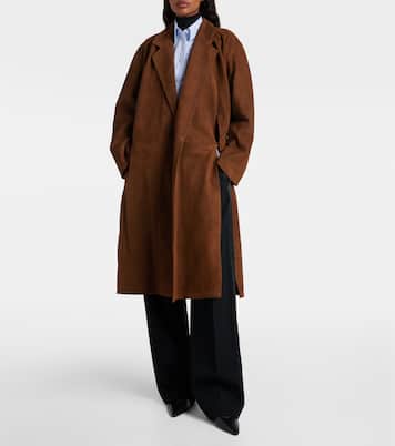 Serenis绒面革大衣 | The Row