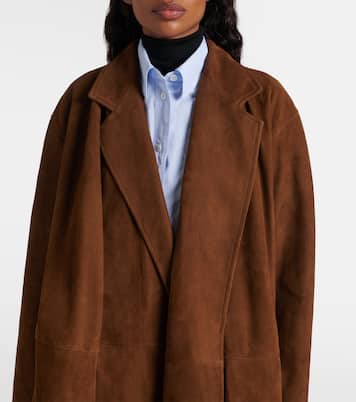 Serenis绒面革大衣 | The Row