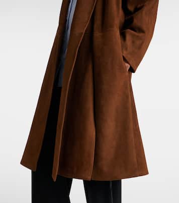 Serenis绒面革大衣 | The Row