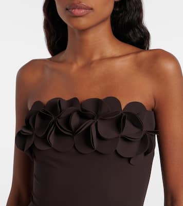 Tess floral-appliqué swimsuit  | Karla Colletto