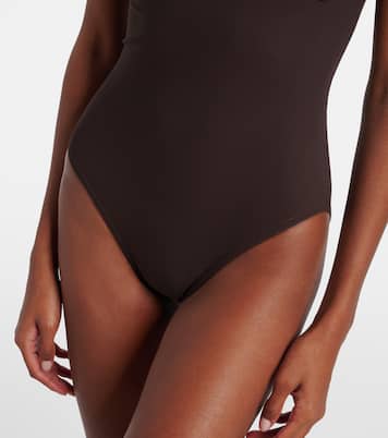 Tess floral-appliqué swimsuit  | Karla Colletto