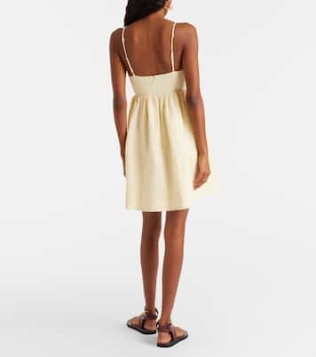 Robe Coconut Tree brodée en lin | Farm Rio