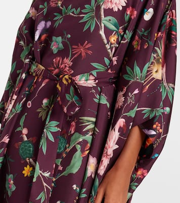 Bedruckter Kaftan aus Seide | La DoubleJ
