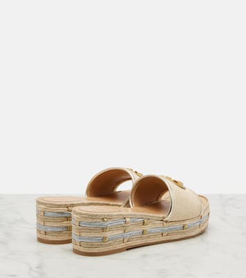 Sandali espadrillas VLogo con pelle | Valentino Garavani