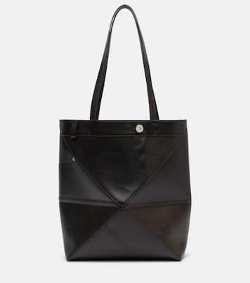 Cabas Puzzle Fold Medium en cuir | Loewe