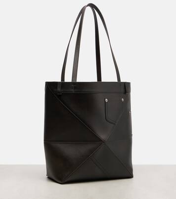 Cabas Puzzle Fold Medium en cuir | Loewe