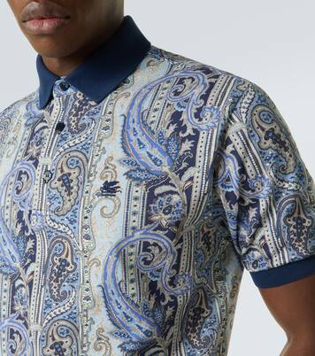 Paisley cotton polo shirt | Etro