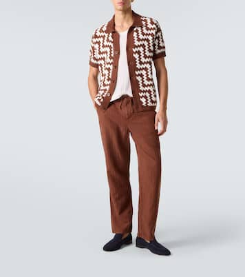Pinto crochet cotton cardigan | Frescobol Carioca