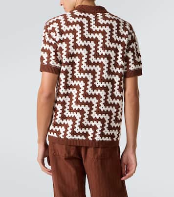Pinto crochet cotton cardigan | Frescobol Carioca