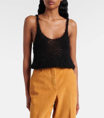 Nur open-knit silk and cashmere tank top | Gabriela Hearst