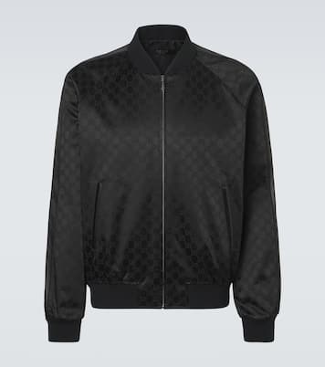 Veste GG en satin de coton mélangé | Gucci