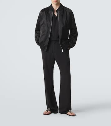 Veste GG en satin de coton mélangé | Gucci