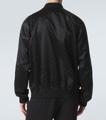 Veste GG en satin de coton mélangé | Gucci