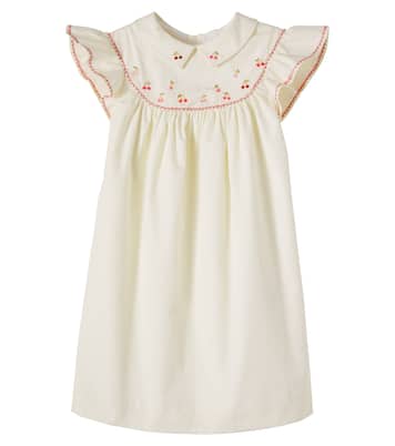 Lacey-Ann embroidered cotton dress | Bonpoint