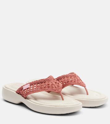 La Poolette crochet thong sandals | Chloé