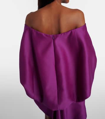 Vestido corto de lana y seda | Balenciaga