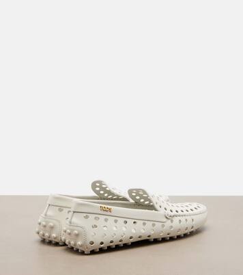 Gommino perforated leather loafers | Tod's
