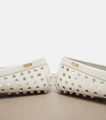 Gommino perforated leather loafers | Tod's