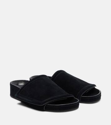 Suede slides | Phoebe Philo