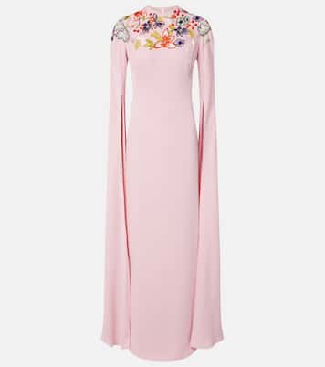 Embroidered gown | Costarellos