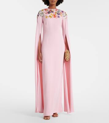 Embroidered gown | Costarellos