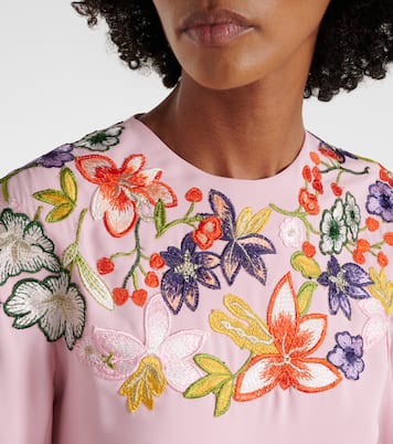 Embroidered gown | Costarellos