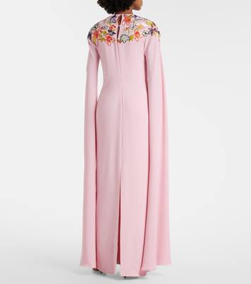 Embroidered gown | Costarellos