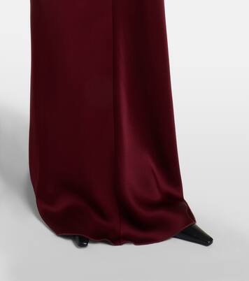 Abito lungo Isabella in raso | Victoria Beckham