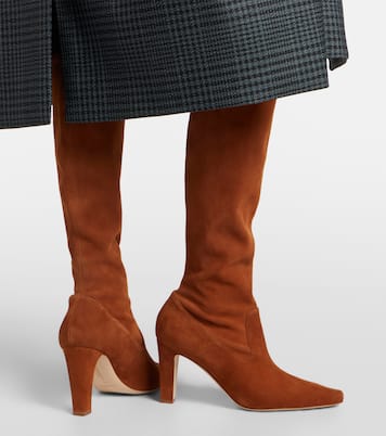 Pavisco suede knee-high boots | Manolo Blahnik