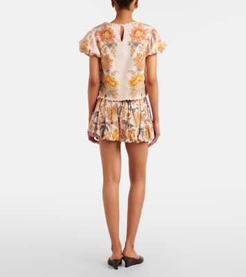 Shorts Ligia aus einem Leinengemisch | Farm Rio