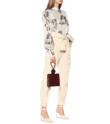 Lex croc-effect leather pumps | By Far