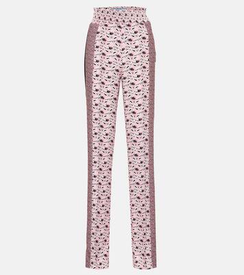 Bedruckte Hose aus Crêpe | Prada