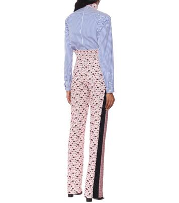 Bedruckte Hose aus Crêpe | Prada