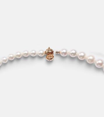 Peggy 14kt gold necklace with freshwater pearls | Sophie Bille Brahe