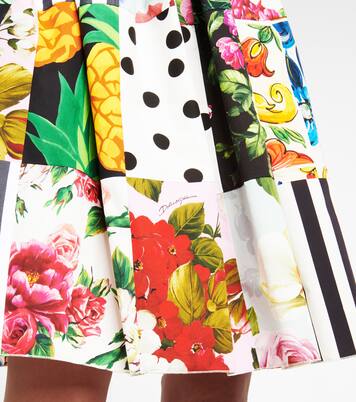 Printed cotton minidress | Dolce&Gabbana