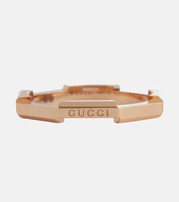 Link to Love 18kt rose gold ring | Gucci