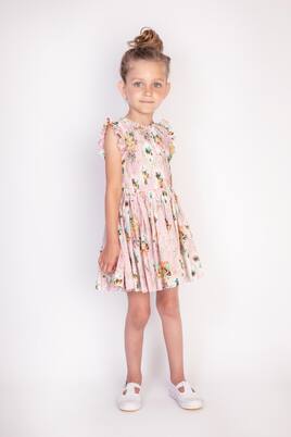 Robe Polly Honeybee imprimée en coton | Morley