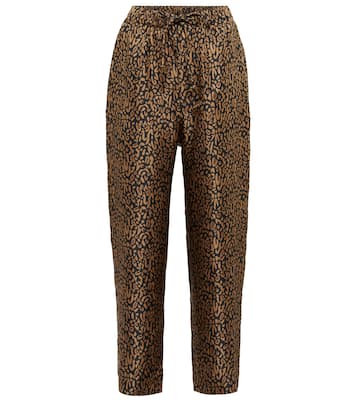 Bedruckte Hose aus Seide | Nanushka