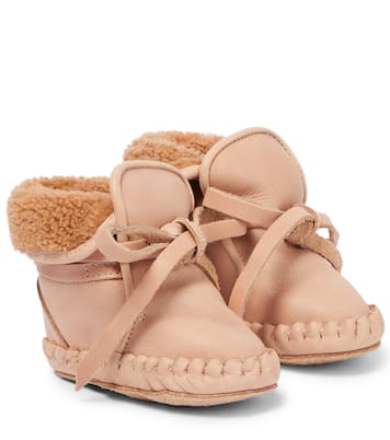 Baby Jaya leather booties | Donsje