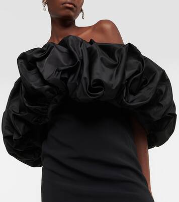 Robe bustier en satin | David Koma