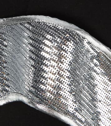 Guantes largos con lentejuelas | David Koma