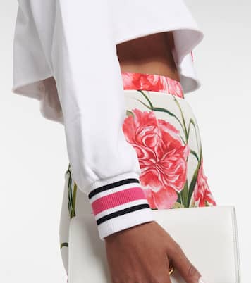 Cropped-Sweatshirt aus Baumwolle | Dolce&Gabbana
