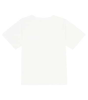 Printed cotton-blend T-shirt | Moschino Kids