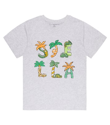 Logo printed cotton jersey T-shirt | Stella McCartney Kids
