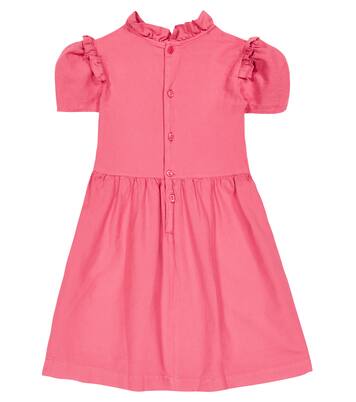 Tortoise cotton and linen dress | The Animals Observatory